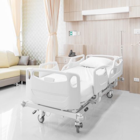 Lit médicalisé proposé en location par la Pharmacie Naturalya
